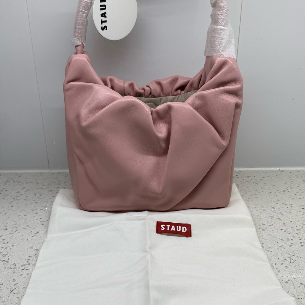 STAUD Pink Shoulder Bag